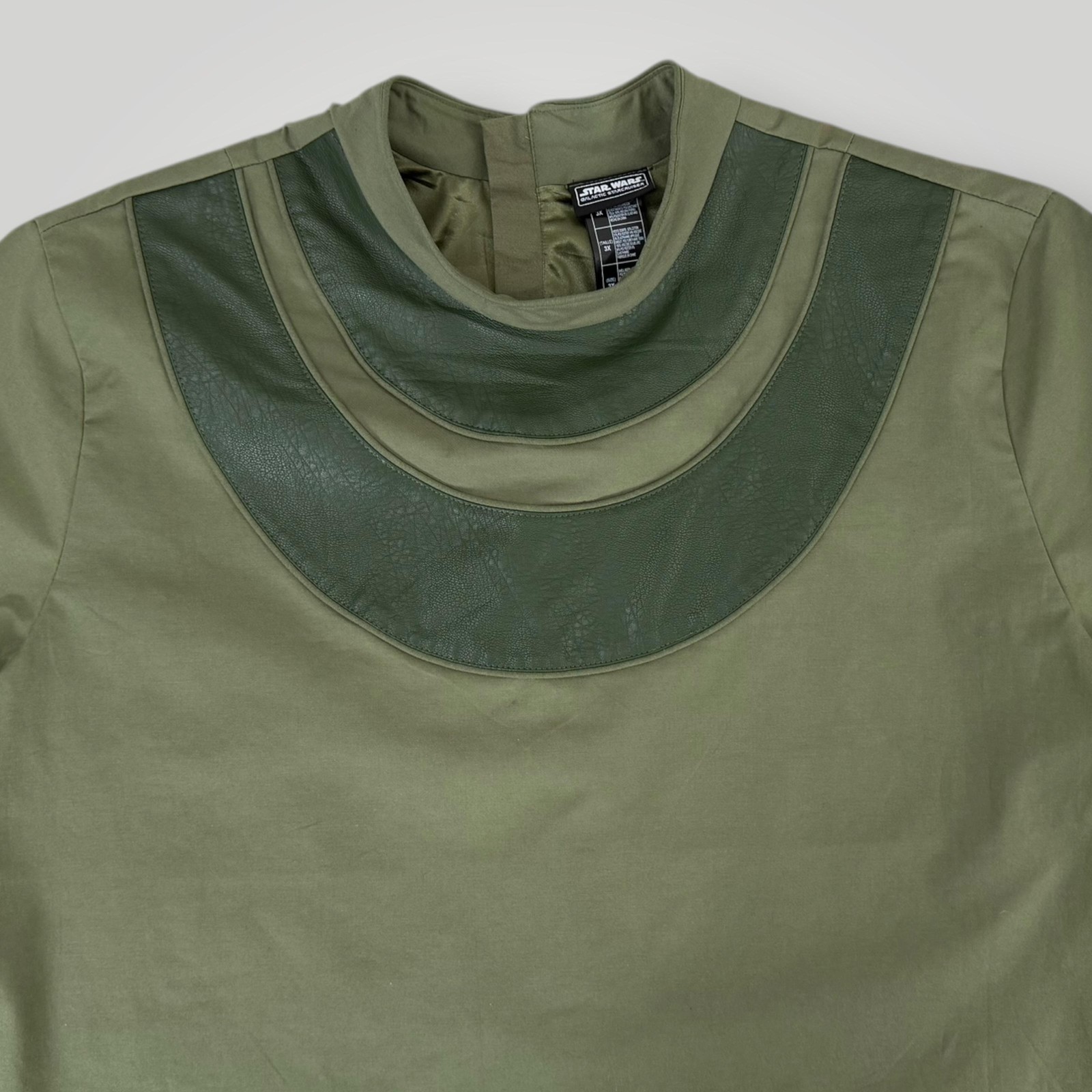 Star Wars Galactic Starcruiser Shirt Mens 3XL Green Senator Bail Tunic Cosplay gallery