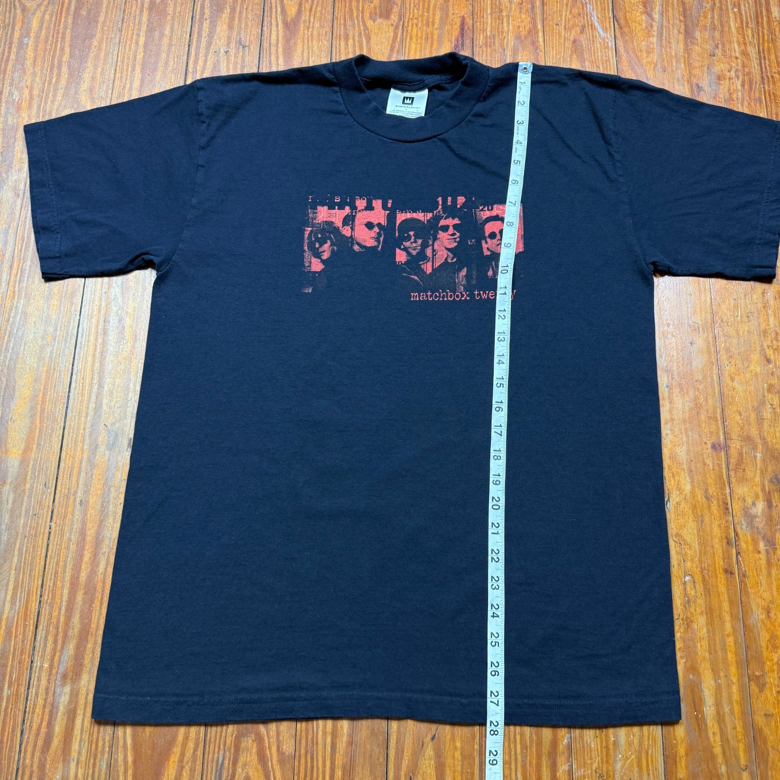 Vintage Matchbox Twenty Shirt Mens Large Black Winterland Mad Season Tour 2001 gallery