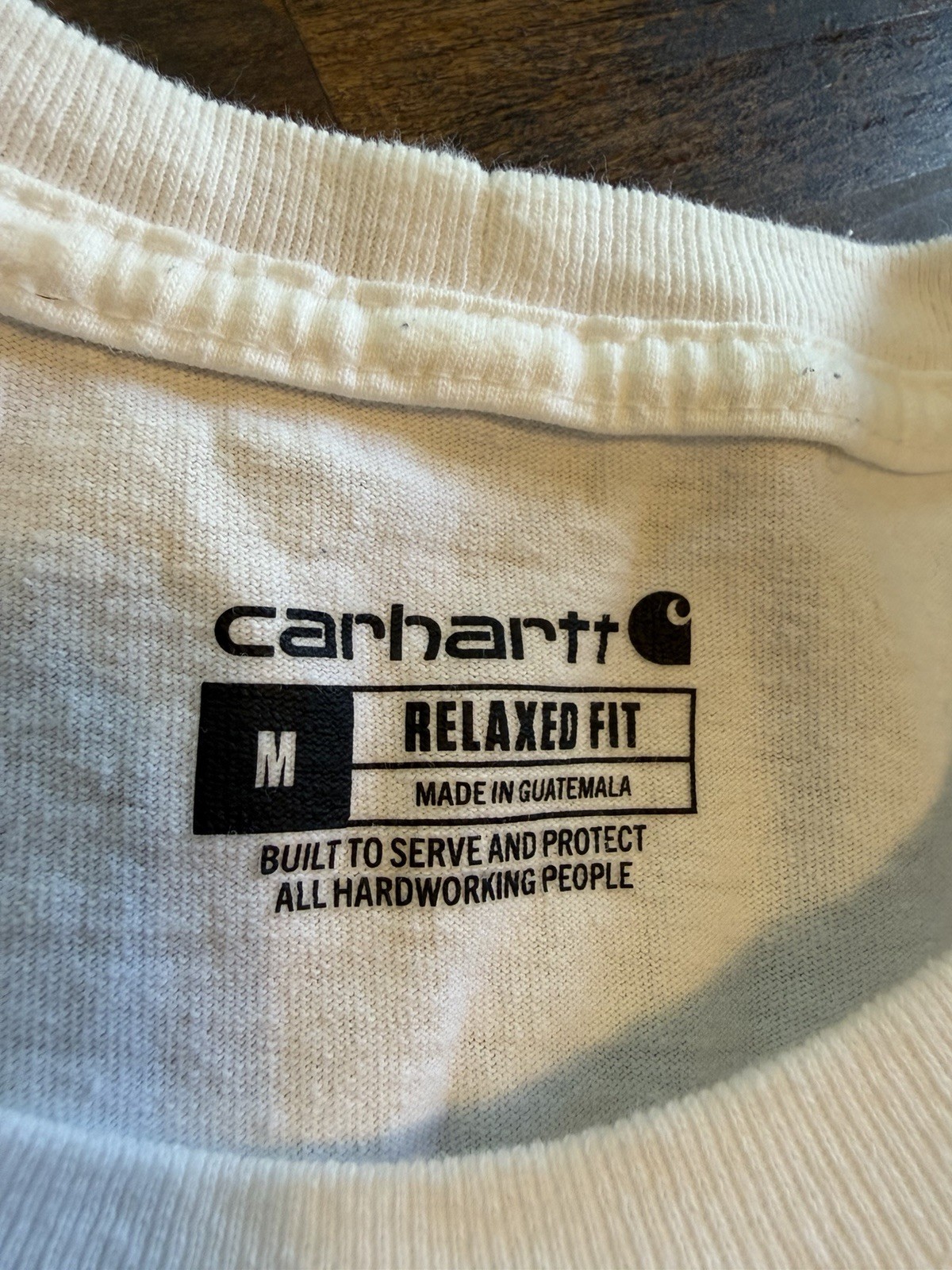 Carhartt Pocket T-Shirt Relaxed Fit Mens Size M 103296-100 Short Sleeve White gallery