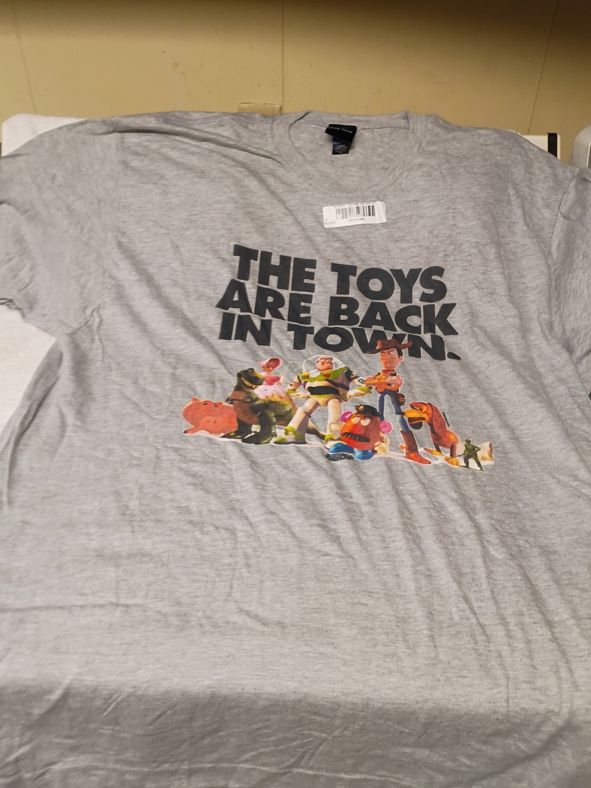 Vintage Disney Toy Story "The Toys Are Back In Town" Graphic T-Shirt Size XL gallery