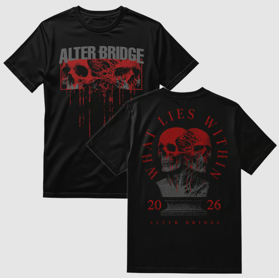 Alter Bridge1 Red Skull What Lies Within Tour 2026 T-Shirt gallery