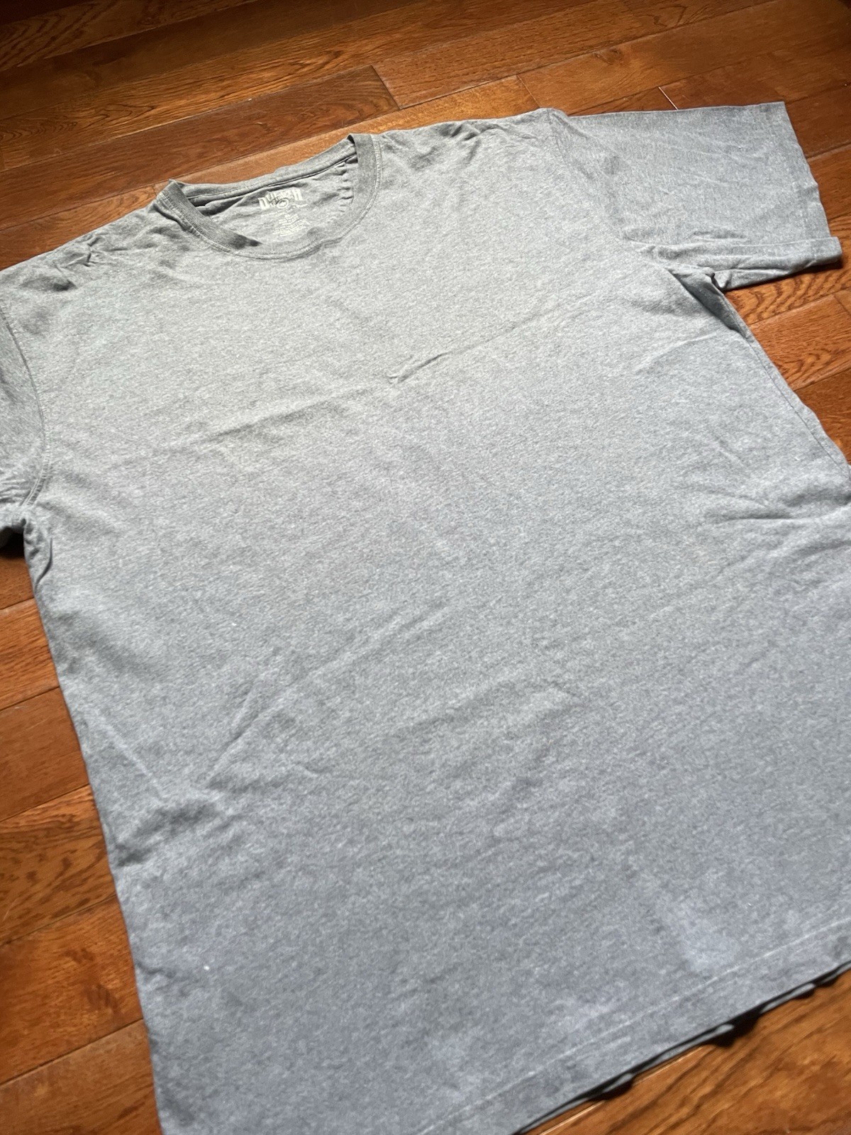 Duluth Trading Co Shirt Mens XL Longtail Pocket Crewneck Gray Cotton Tee gallery