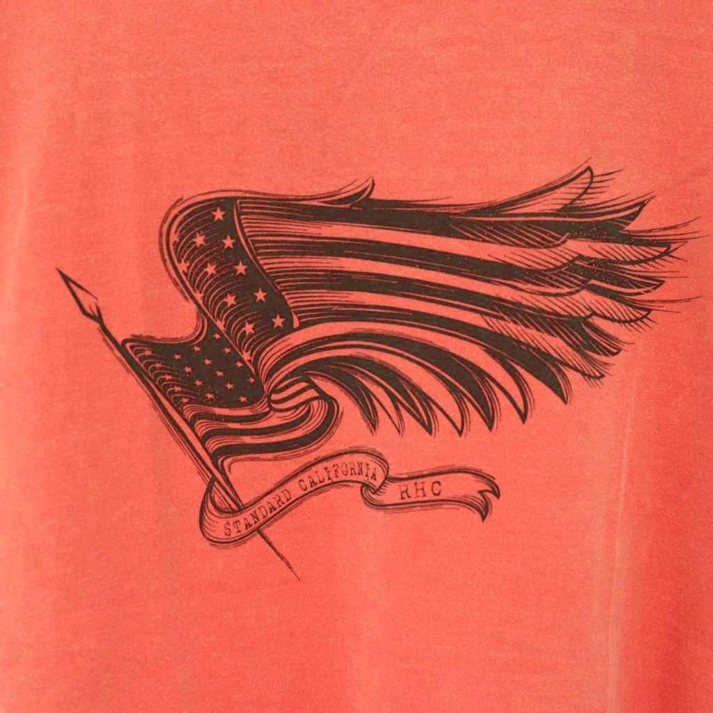 STANDARD CALIFORNIA ×RHC Komy Tee Komy T-shirt cut and sew XL Red /CX ■OS Men's gallery