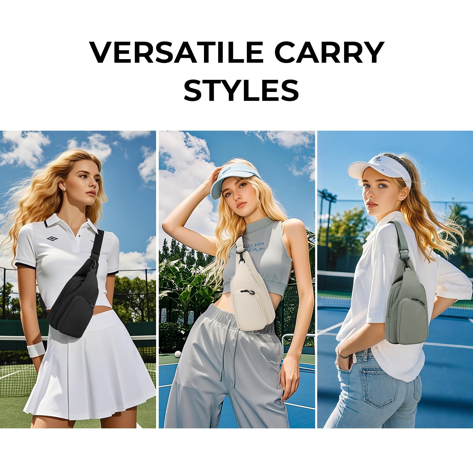 Crossbody Bags for Women, Lightweight Sling Bag for Women with Adjustable Str... gallery