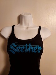 seether tank top seether crop top seether the surface seems so far shirt teal gl