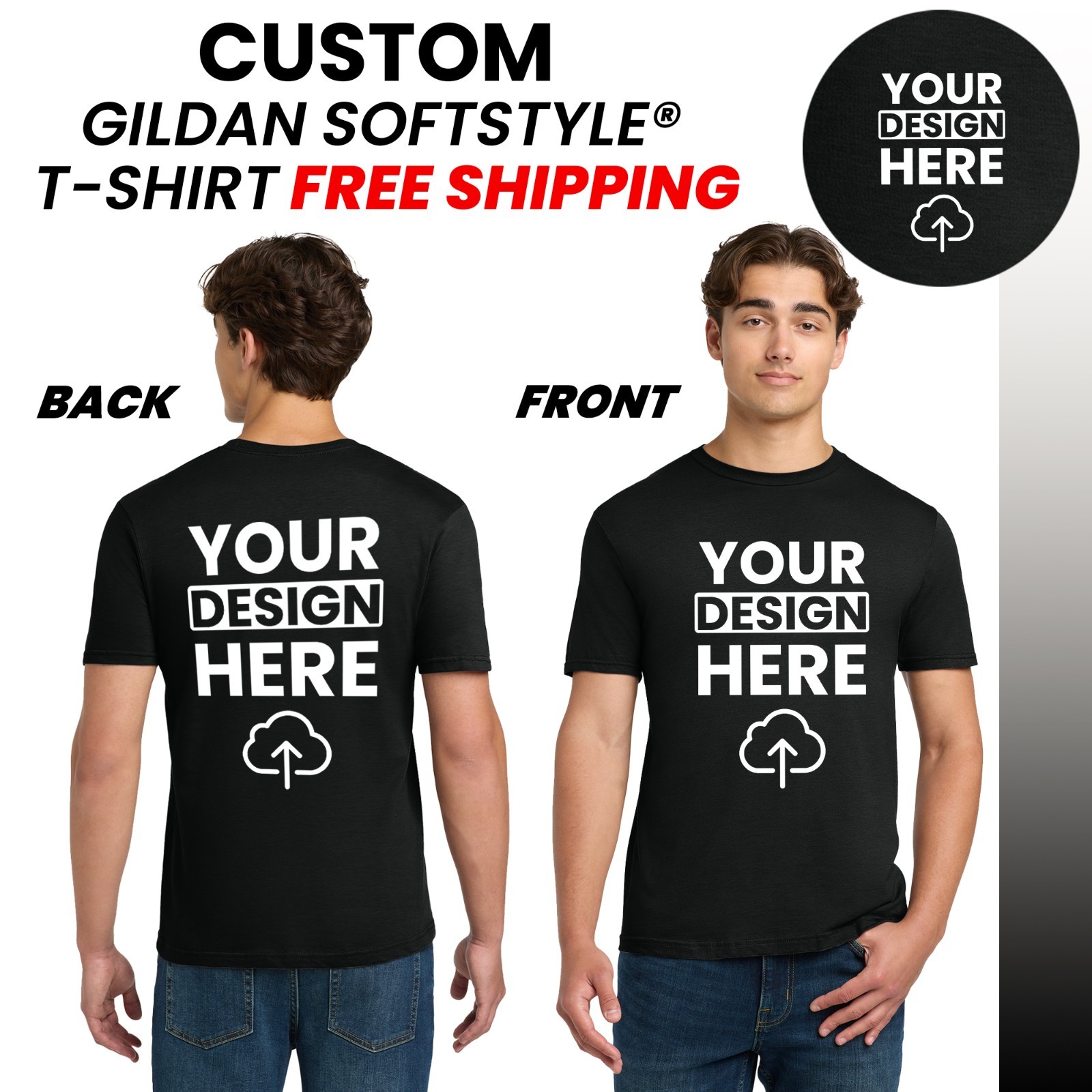 Personalized Print Custom Your Own Text On Customized Men's T Shirt USA New Gift gallery
