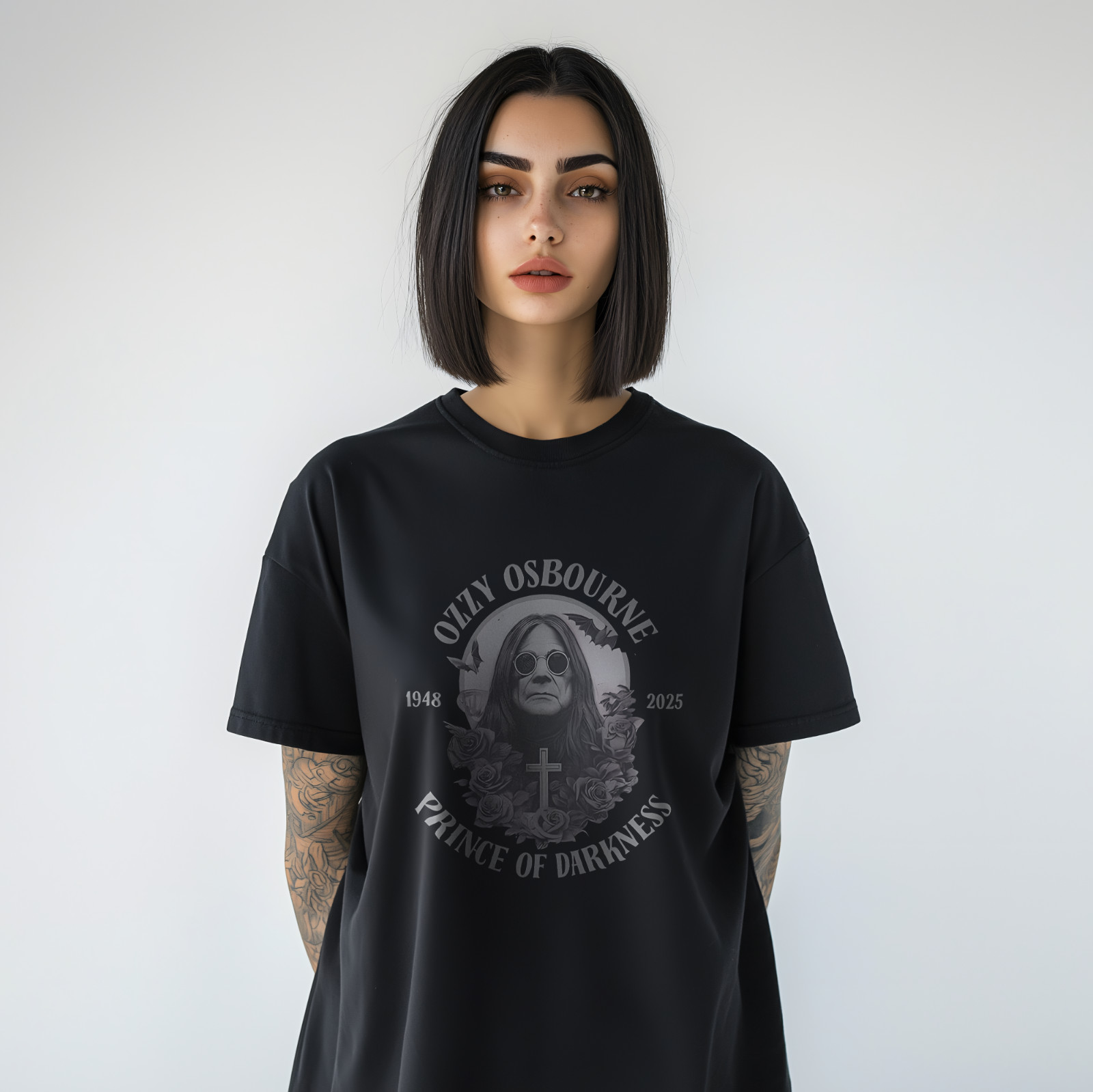 Ozzy Osbourne Prince of Darkness T-Shirt – Vintage Rock Tribute Tee A244 gallery