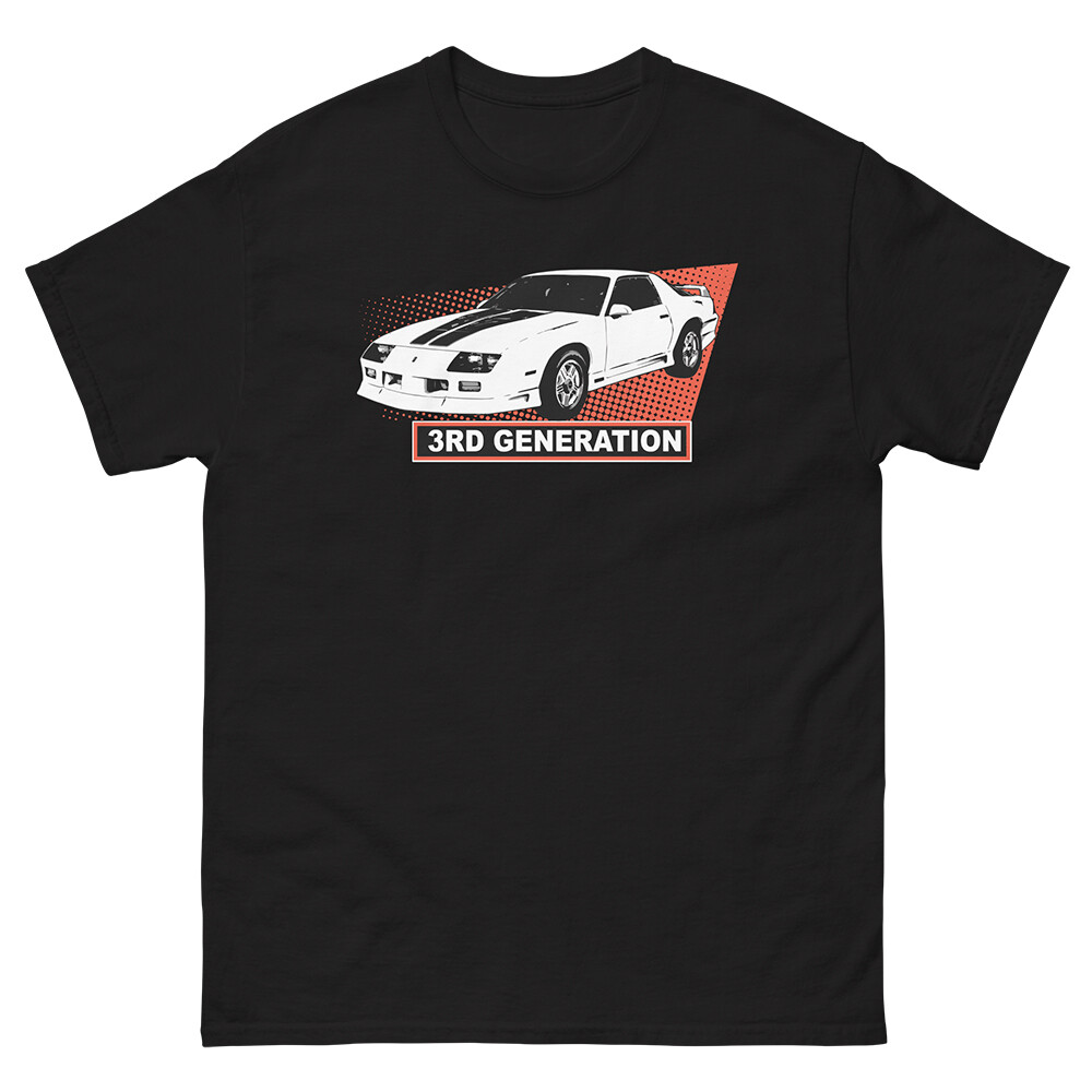3rd Gen Camaro T-Shirt, 80s Sports Car Guy Shirt, Vintage Auto Lover Gift Idea gallery