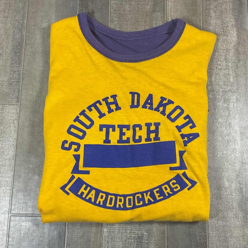 VTG Champion 70s 80s South Dakota Tech Hard Rockers Reversible T Shirt Athletics gallery