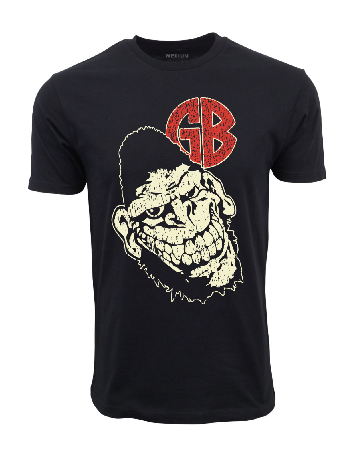 90'S GORILLA BISCUITS BLACK GRAPHIC T-SHIRT gallery