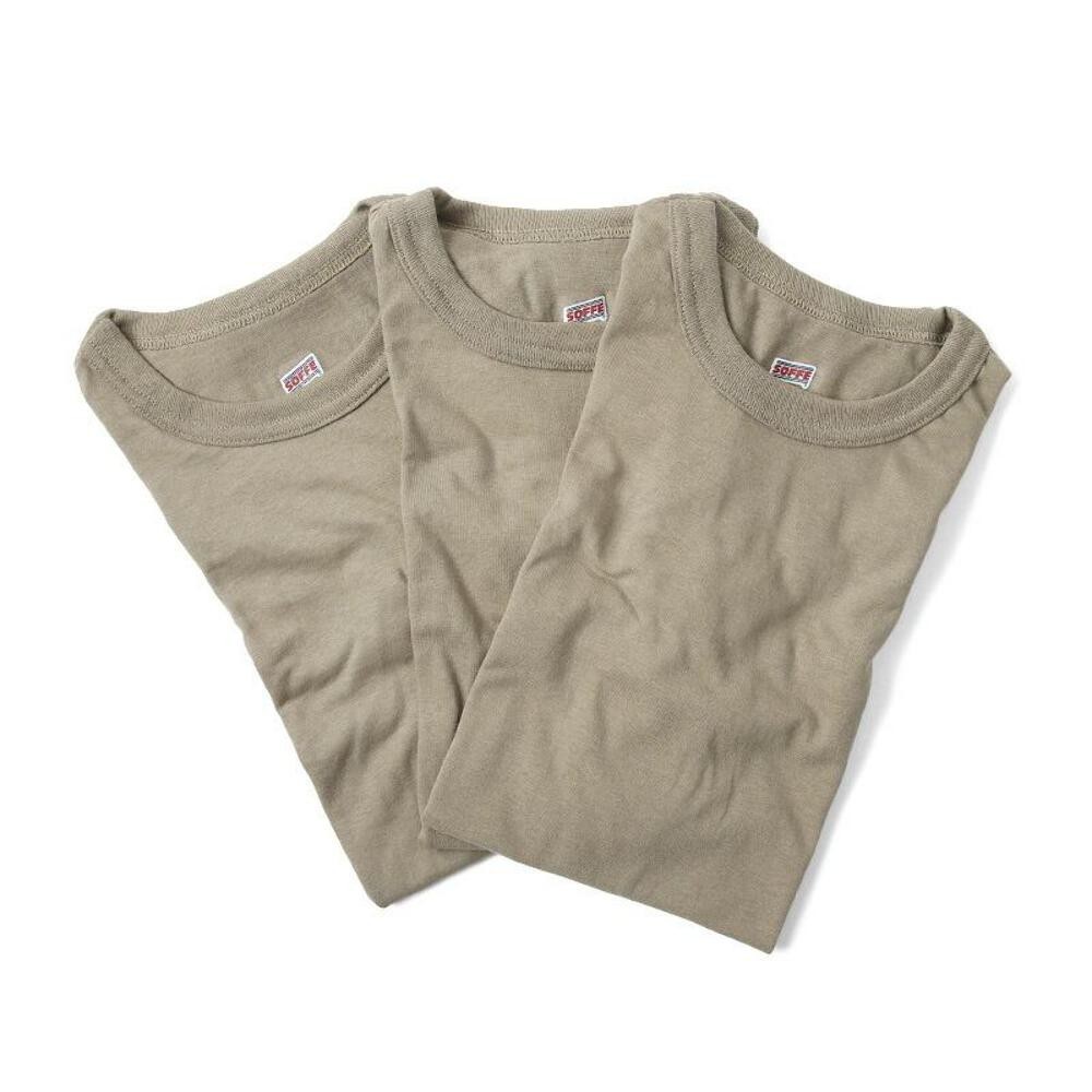 NEW Soffe 50/50 Military US Army USAF T-Shirt Undershirt 3-Pack - OCP Tan 499 gallery
