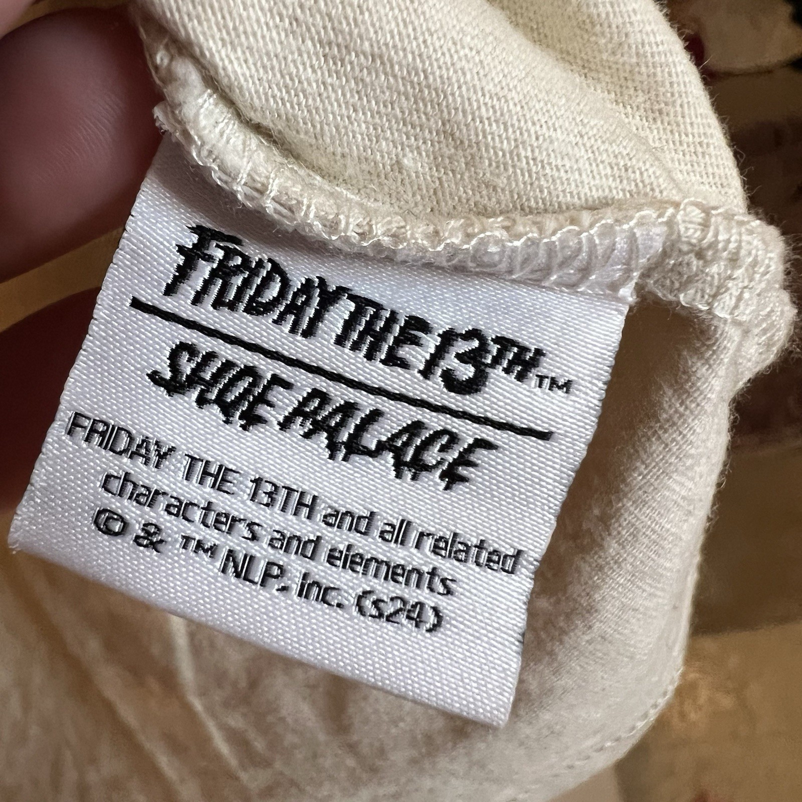 Friday The 13th Camp Crystal Lake X Shoe Palace Size Large/ Beige Color gallery