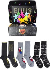 Elvis Presley – Perri – Elvis Presley – 3D Pop Up – Crew Socks (Assorted Styles