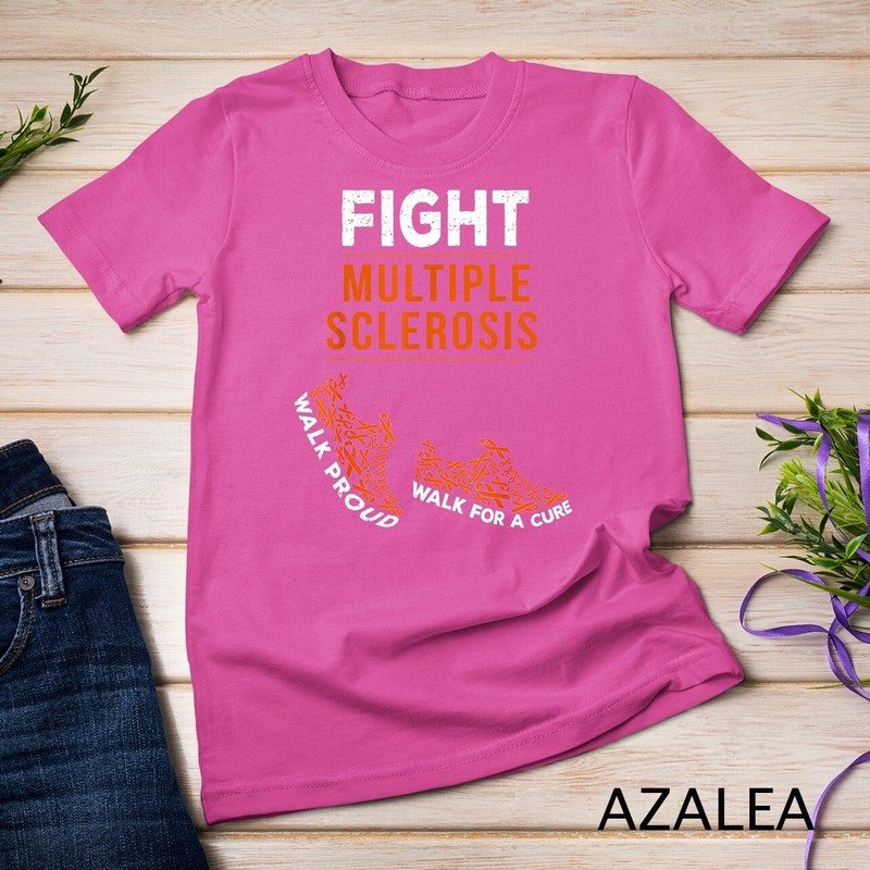 Fight Multiple Sclerosis MS Awareness Warrior Ribbon Unisex T-shirt gallery