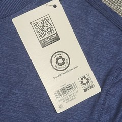 Members Mark Mens Top Medium Size Blue Long Sleeves Pullover w Zip Pocket