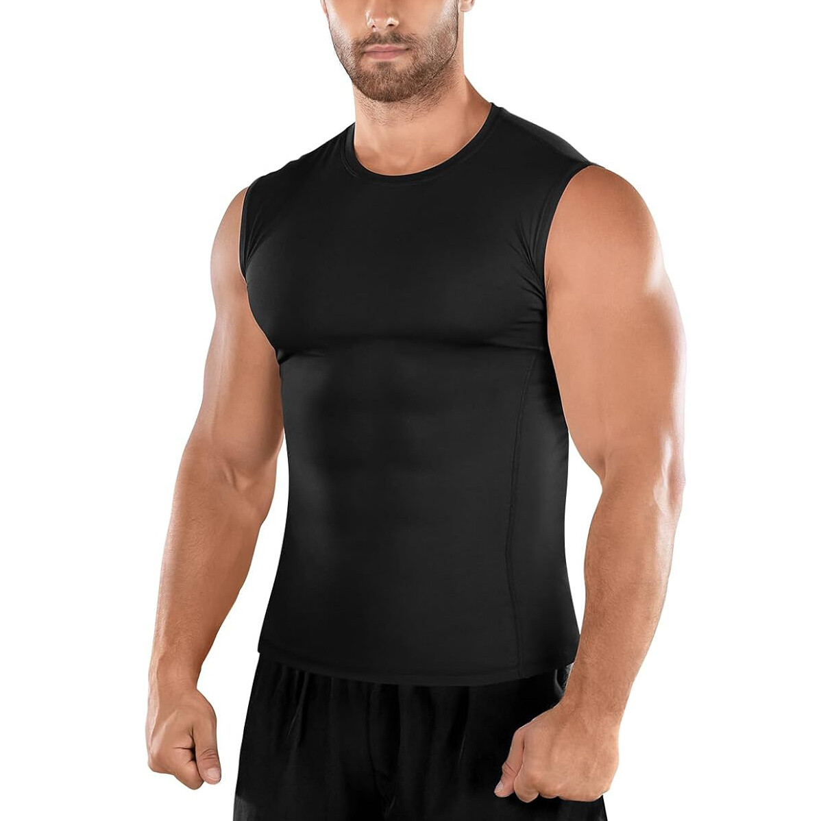 Shaperluv - Shaperluv Male Shaper Tank Chest Gynecomastia Compression Tank Tops gallery