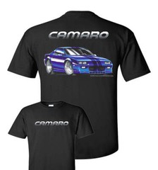 1982 Chevrolet Camaro Mens Tshirt (Licensed) Johny Rockstar Brand