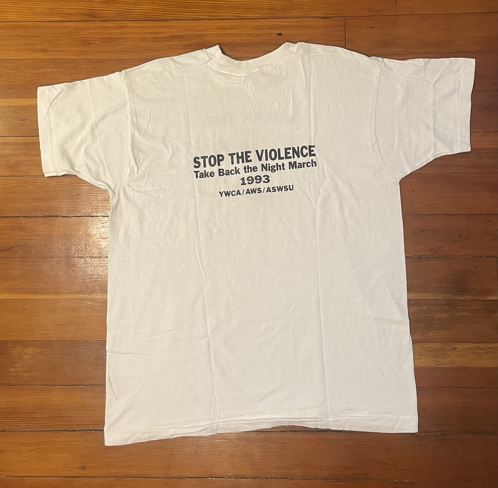 Vintage Break The Silence/Stop The Violence Shirt 90s Size Xl single stitch gallery