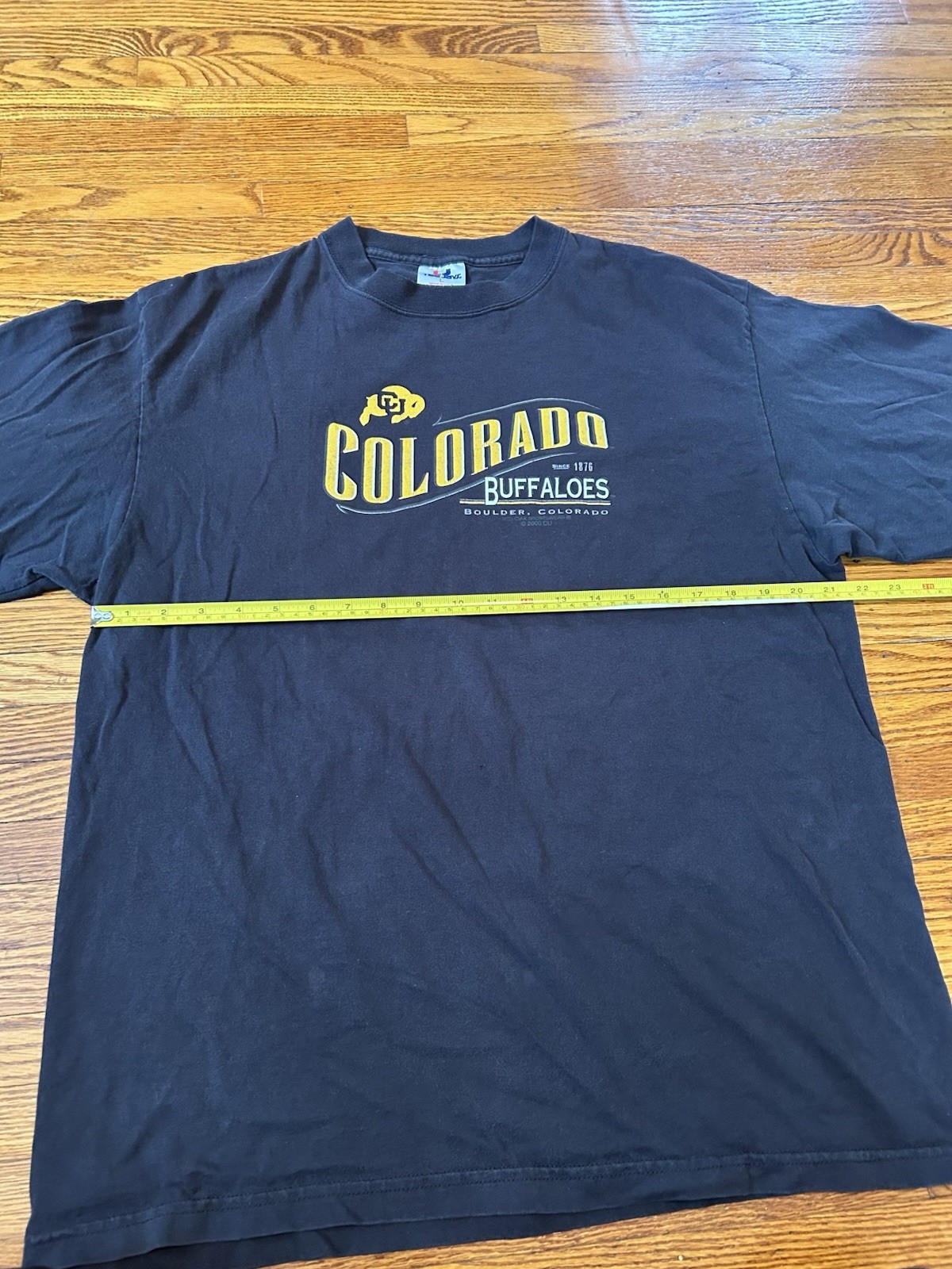 Vintage Teejays Mens Large Long Sleeve Shirt Colorado Buffaloes Made In USA gallery