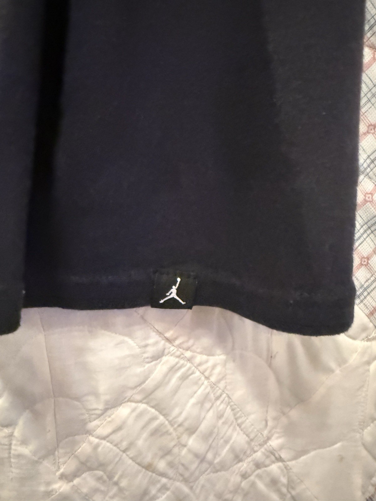 Nike Air Jordan Mens T-Shirt XL Black Gold Jumpman Gold Logo Short Sleeve Tee gallery