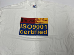 VTG – Sybase Global Products Group ISO9001 Certified White T Shirt – XL Single