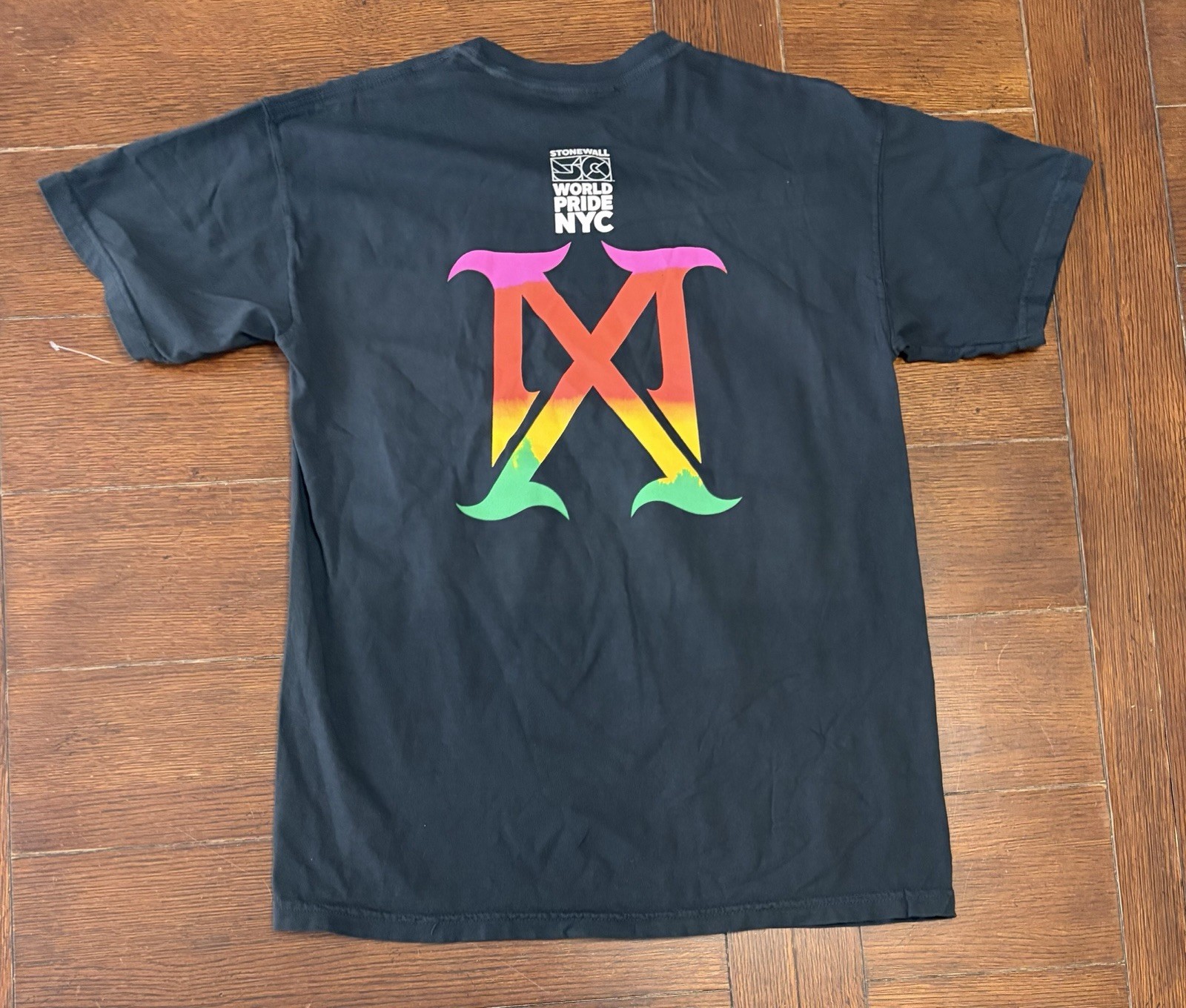 Madonna World Pride NYC Shirt Sz M Rainbow Graphic Tee Limited Edition 2019 NWOT gallery