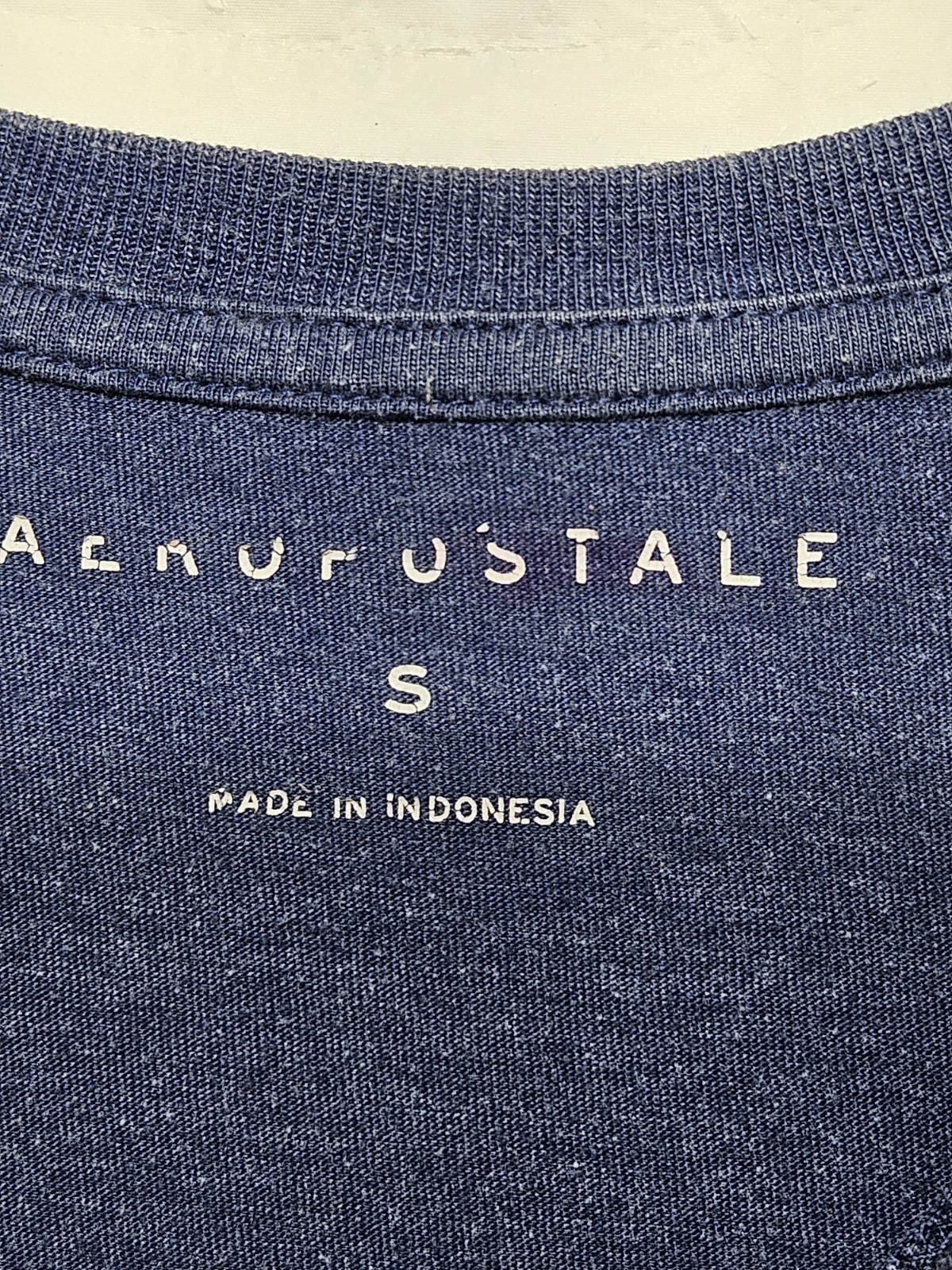 Aéropostale (S) Blue Short-sleeve Graphic t-shirt “Aero” Logo. Knit Fabric gallery