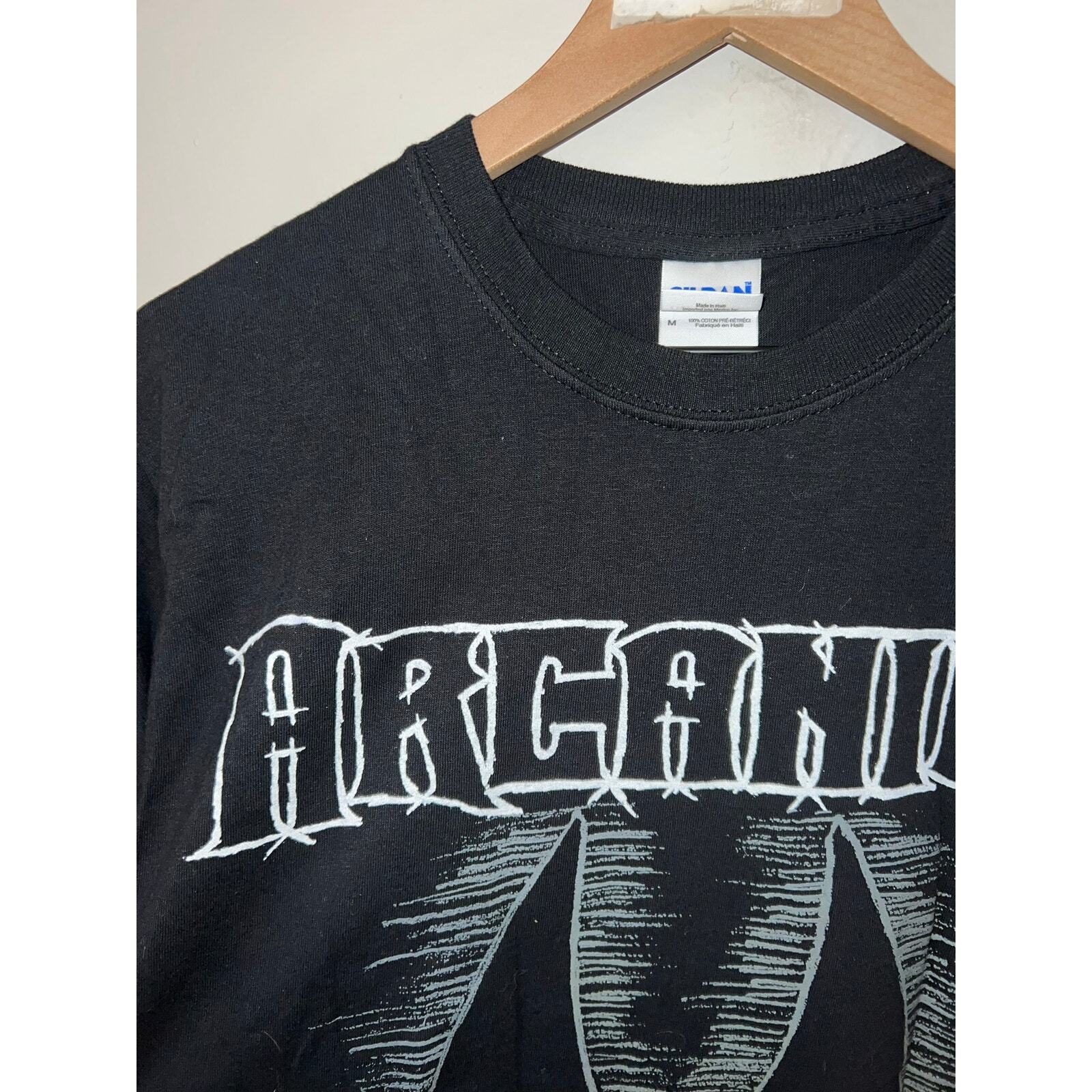 2009 US Tour Arcanium Metal Concert Graphic Black Shirt Tee 2000s M Medium gallery