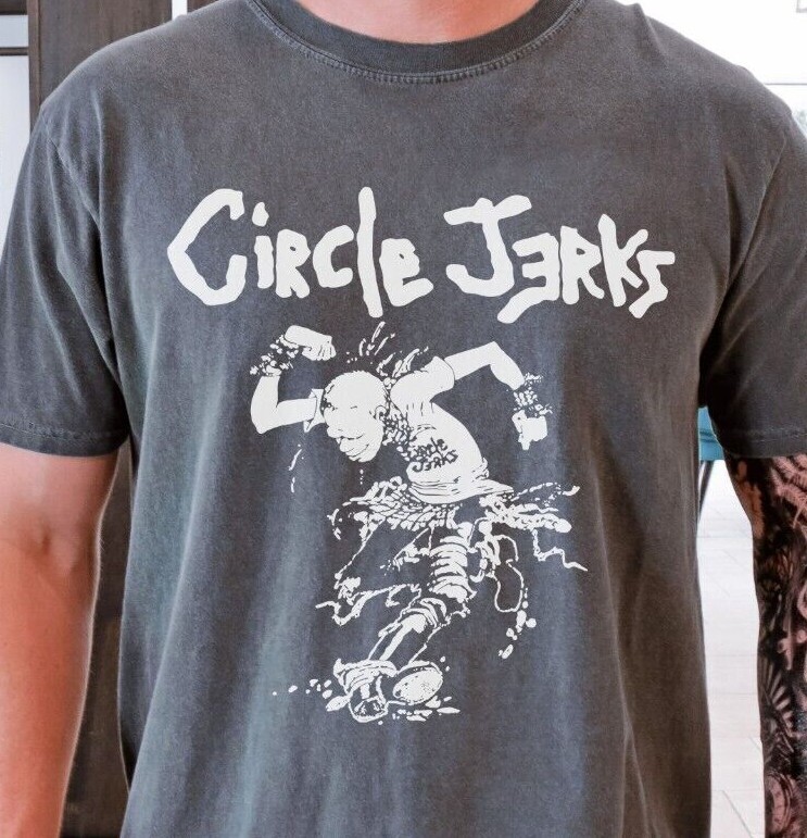 Circle Jerks Skank Man T-Shirt Punk Rock Band on Comfort Colors 1717 Tee gallery