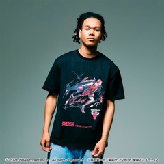 ONE PIECE × NBA T-Shirts Shanks×CHICAGO BULLS BLACK、White