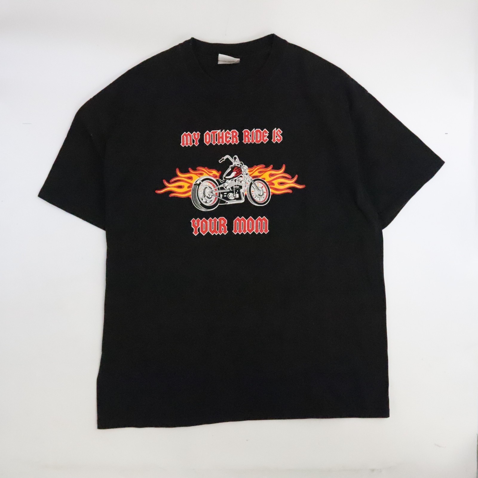 Vintage My Other Ride Is Your Mom T-Shirt Size XL Biker Parody Humor Gag