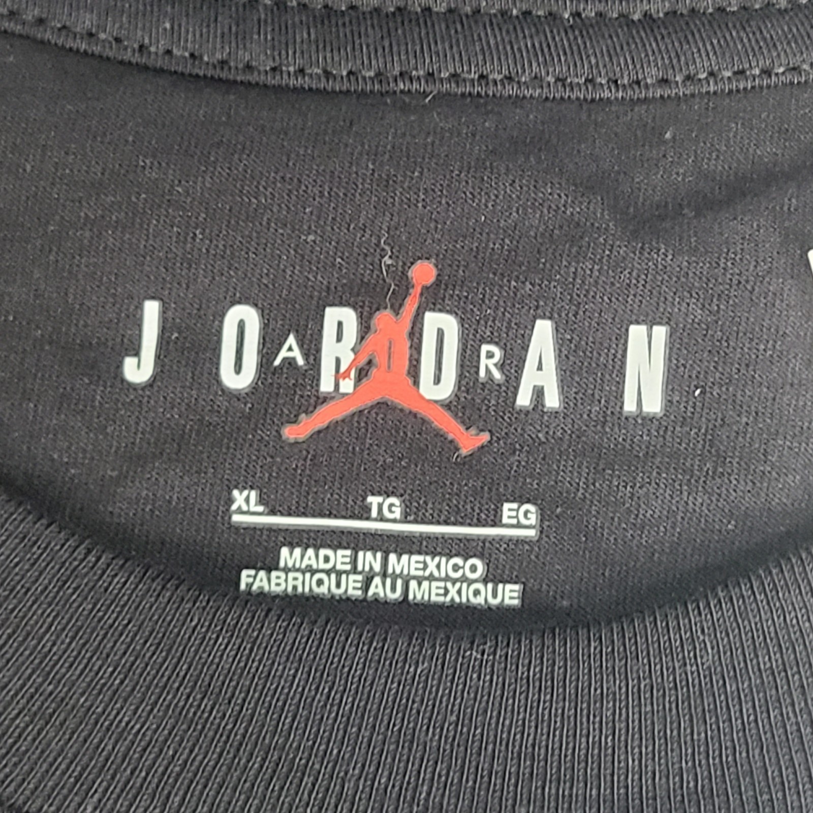 Jordan Shirt Mens XL Black AJ3 Pure Money Cash Jumpman Nike Air Cotton Tee gallery