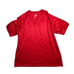 Zeroxposur Shirt Mens Large Red Sun Protection UPF 50+ Pullover Polyester SS