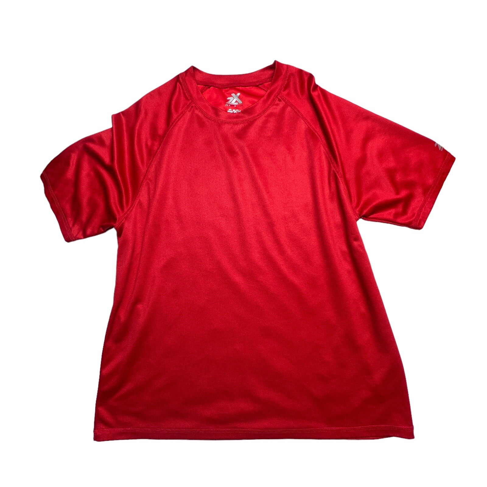 Zeroxposur Shirt Mens Large Red Sun Protection UPF 50+ Pullover Polyester SS