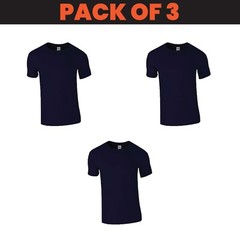 Pack 5 & 3 Gildan Ringspun T-Shirt Plain Softstyle Wear stag do hen Unisex GD001