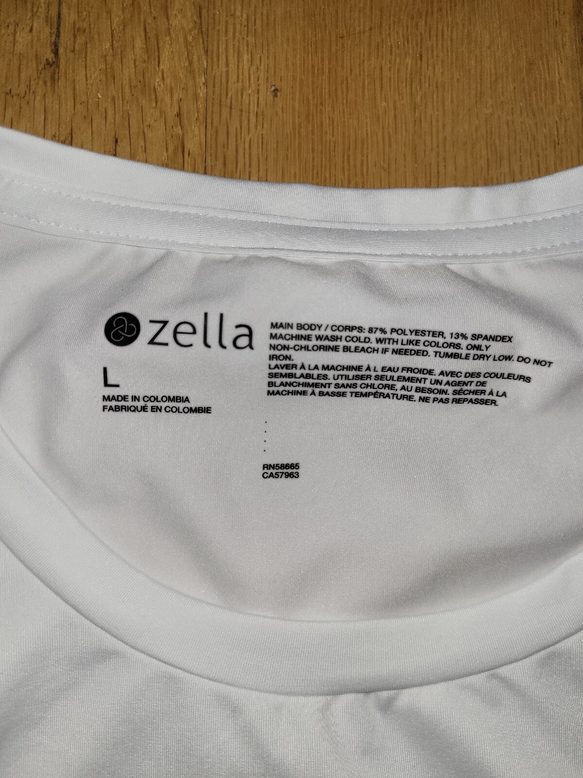 Zella Men's Polyester Blend Undershirt. Choose Size/ Color gallery