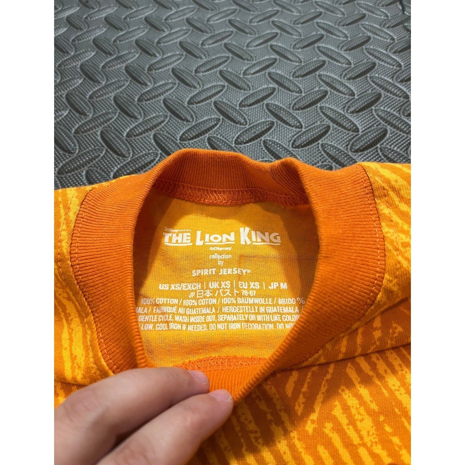 Spirit Jersey The Lion King Shirt Unisex XS Orange Circle of Life Graphic Tee gallery