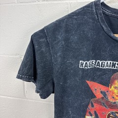 Vintage Style Rage Against The Machine Evil Empire T Shirt XL Acid Stone Wash