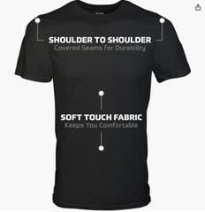 Gildan Men’s Crew T-Shirts, Multipack, Style G1100, Black 100% Cotton Size XX-L