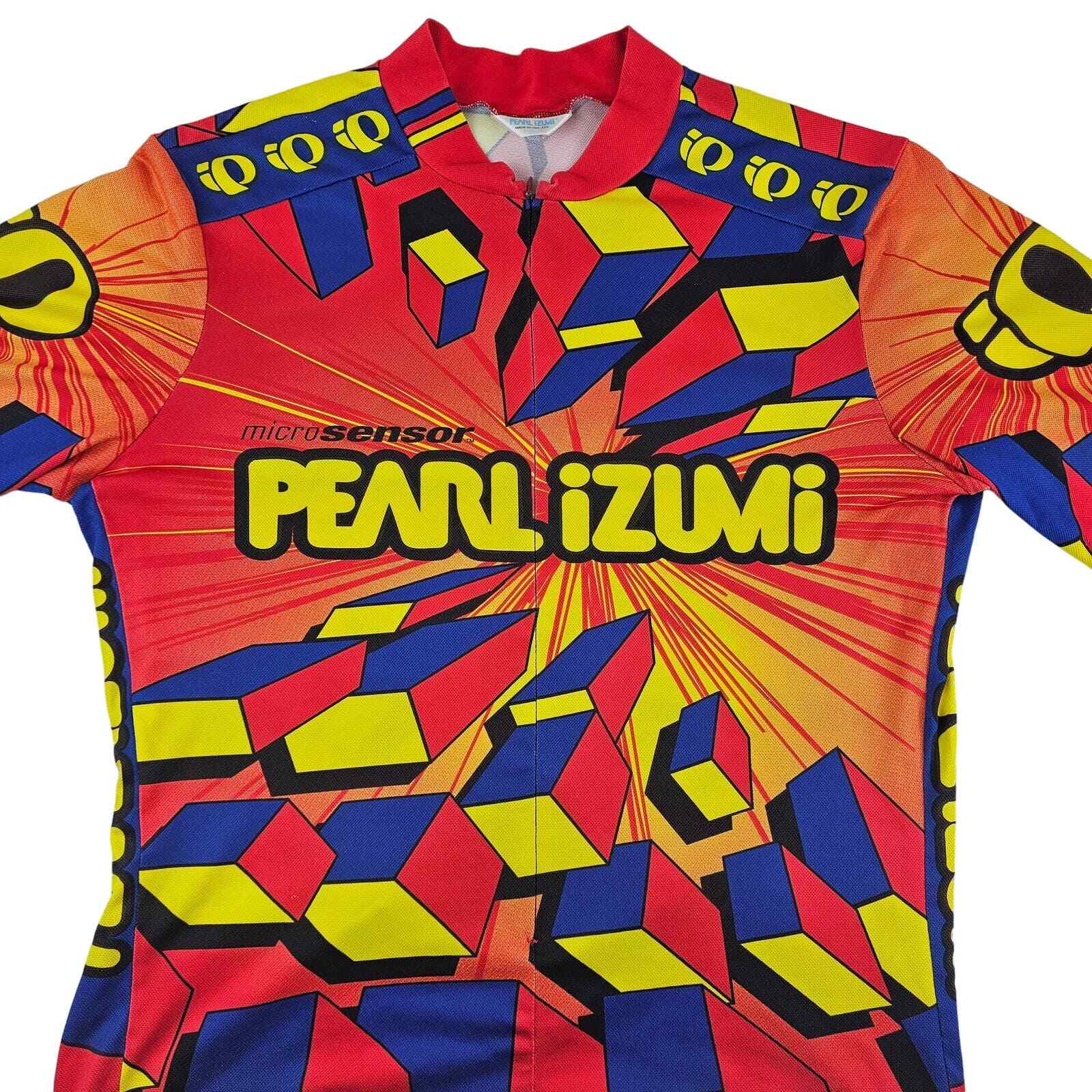 Pearl Izumi Micro Sensor Multi Colored Men's Cycling Jersey Size Large gallery