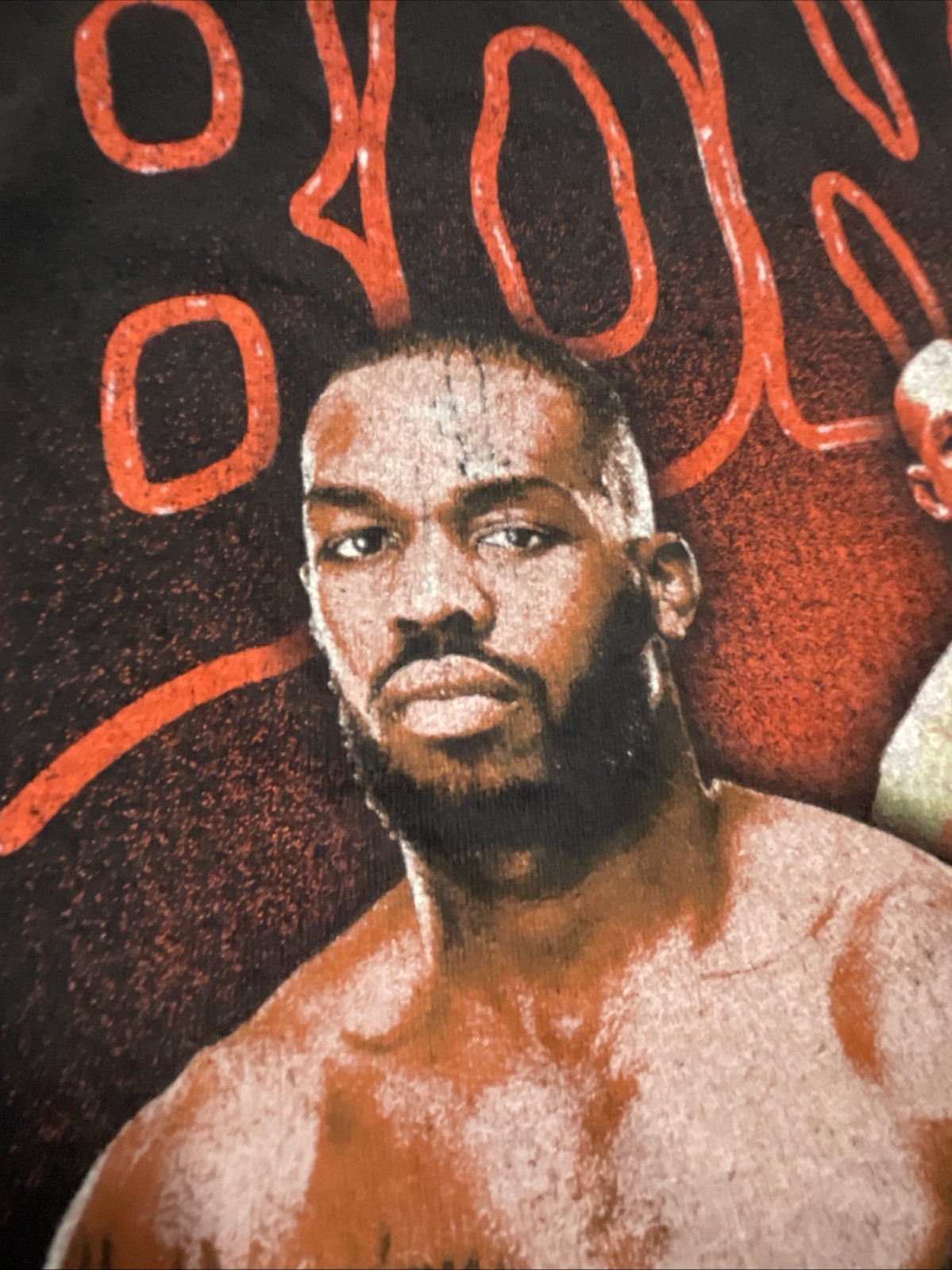 XL Jon Bones Jones UFC Fighting MMA Boxing Black Shirt GOAT Streetwear gallery