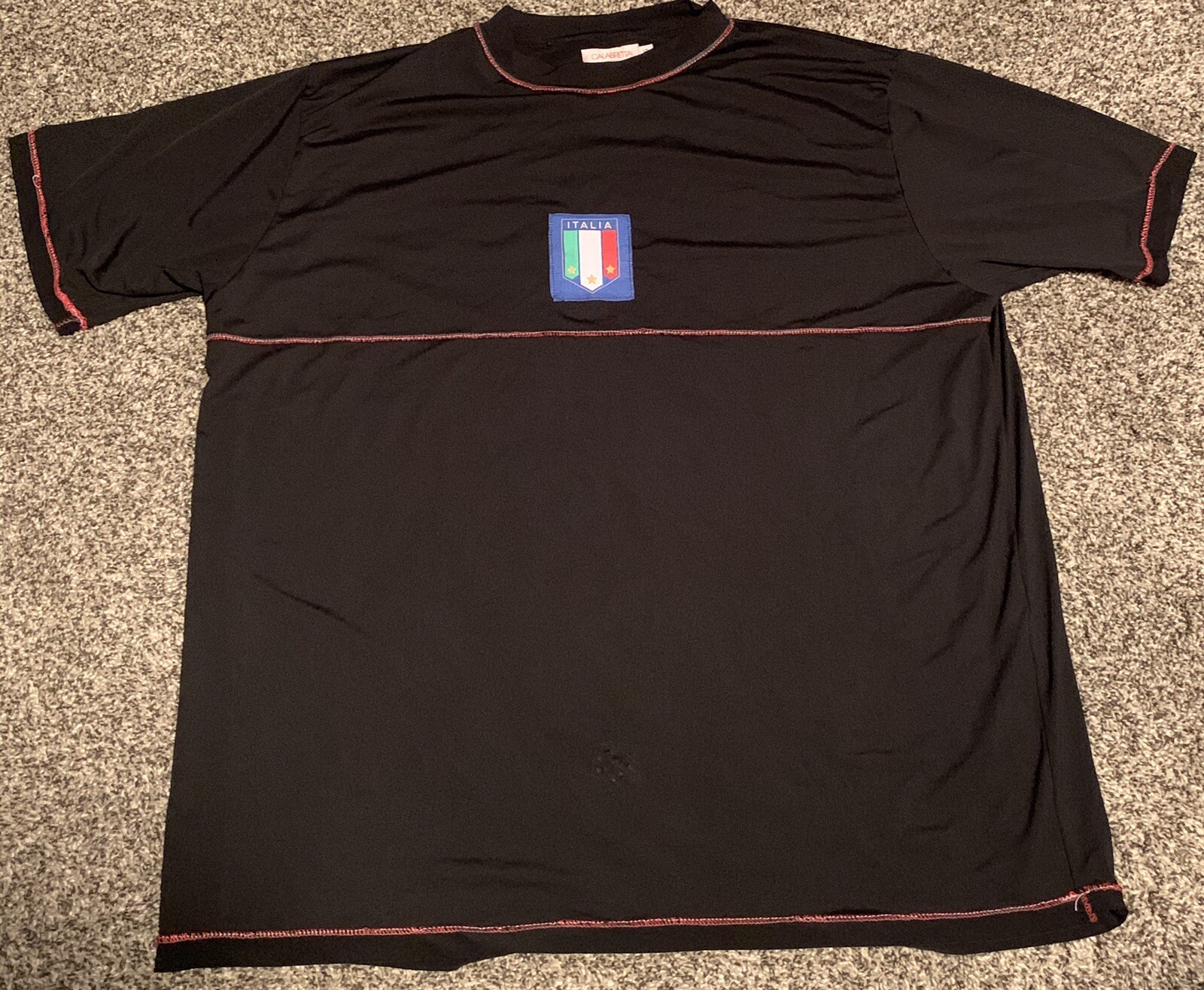 Calabretta Italia Italian Soccer Semi Fitted Tee Stretch Fit Large. VGC gallery