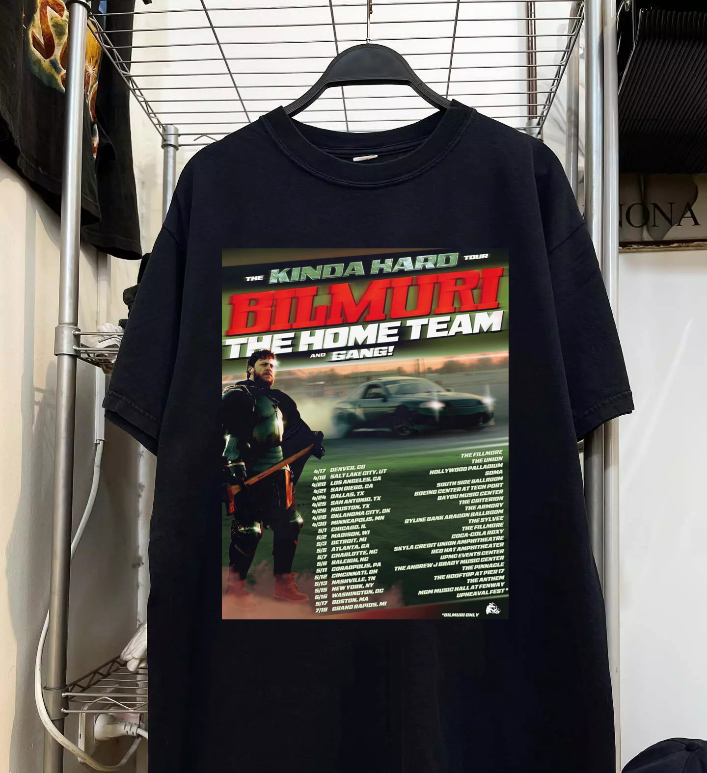Bilmuri The KINDA HARD Tour with The Home Team and GANG T Shirt Full Size S-5XL gallery