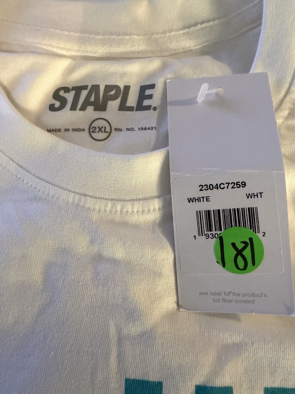 Staple Pigeon Graphic T Shirt Mens Size XXL White Logo Tee NWT gallery
