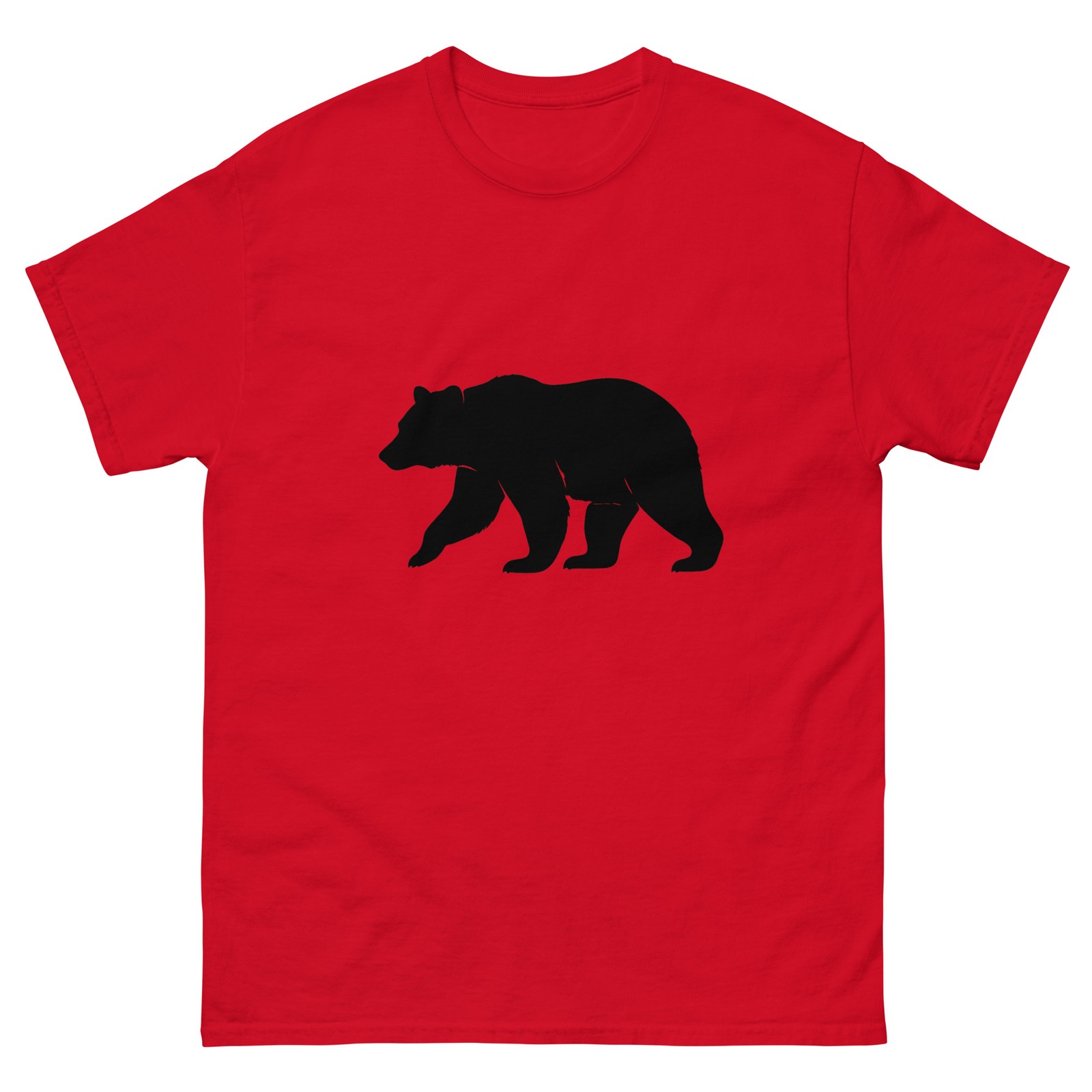 Bear Silhouette T-Shirt – Wildlife Animal Tee Nature Lover Gift Hiking Shirt
