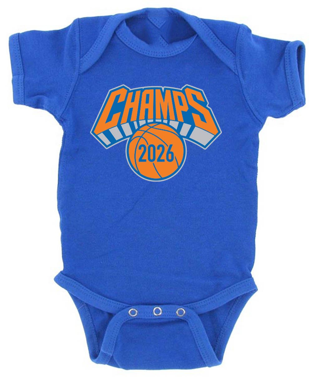Jalen Brunson Knicks Champions Champs Creeper Romper One Piece BABY
