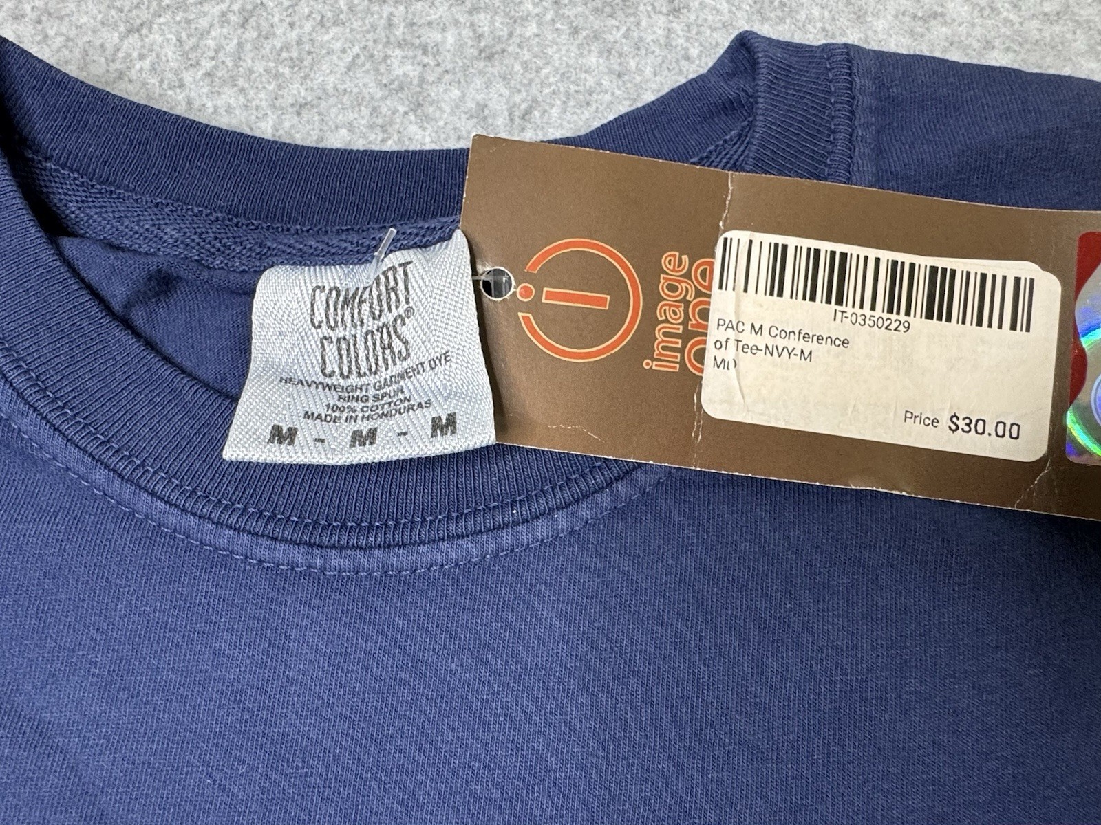 NCAA Pac 12 Men’s T-Shirt Comfort Colors Blue Tee Size Medium NWT gallery