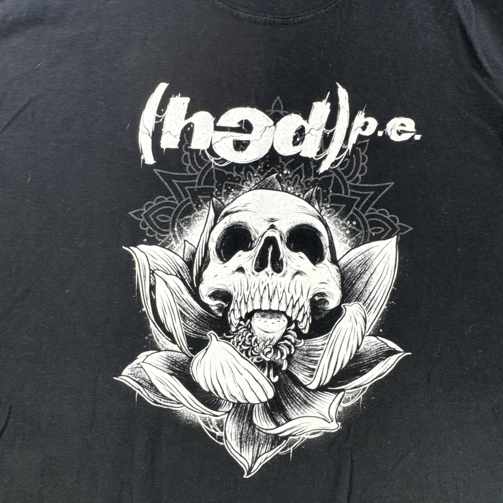 HED Planet Earth PE Skull Black T-shirt - Original - See Measurements gallery