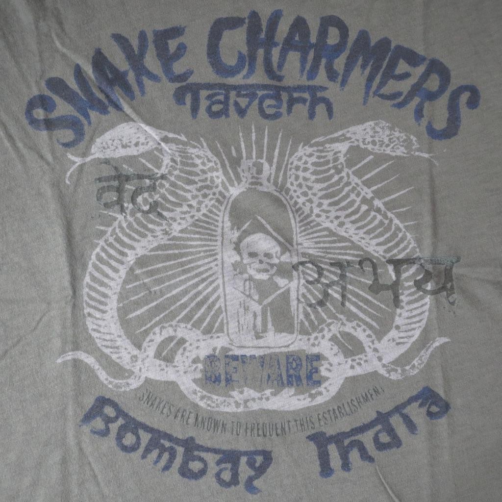 Lucky Brand Snake Charmer Tavern Mens MEDIUM Shirt Bombay India Cobra Venom gallery