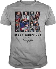 Mark Knopfler Short Sleeve Gift For Fan Sport Gray Al size T-Shirt QQ417